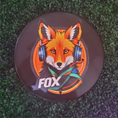 Luminoso Redondo 47cm 1 Face PS Cristal Relevo 6cm USO INTERNO - LED + LED - Comunicação Visual - Ferramentas - Soluções