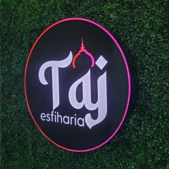 Luminoso Redondo 80cm 1 Face Policarbonato Adesivado Relevo - LED + LED - Comunicação Visual - Ferramentas - Soluções