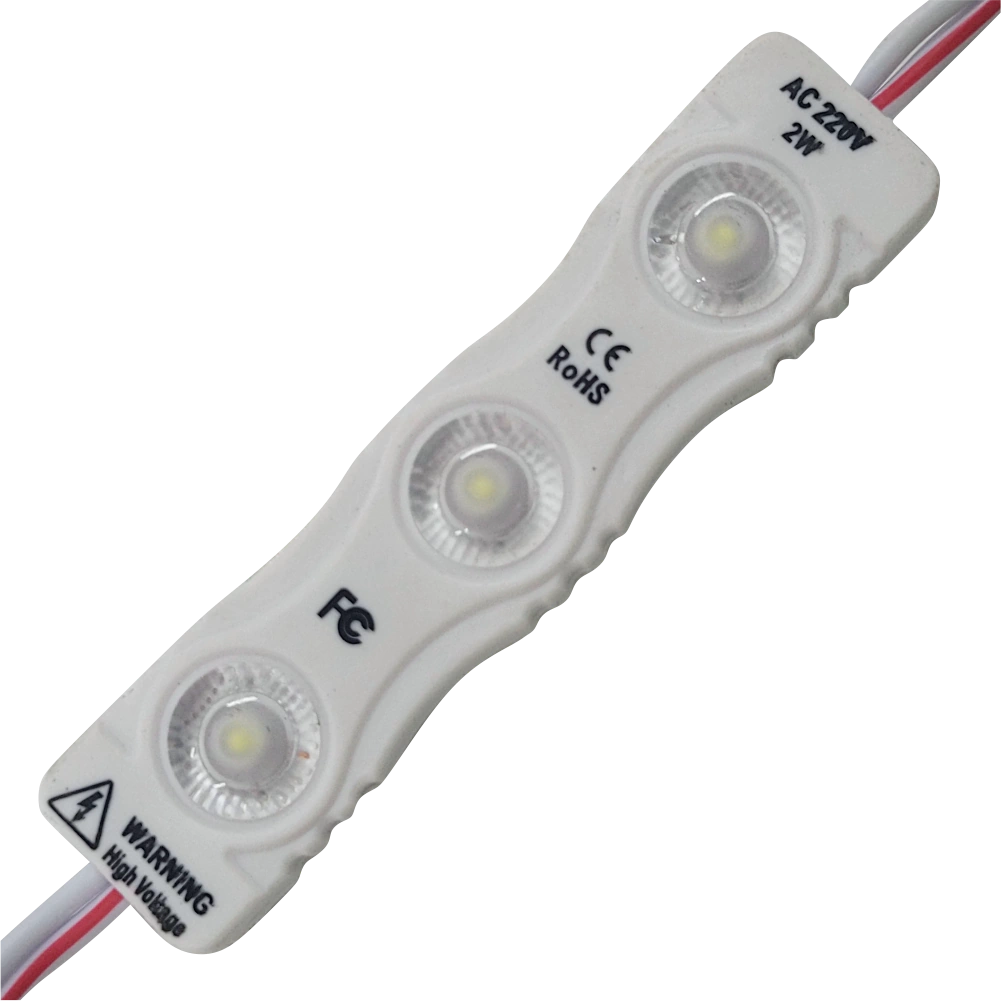 20 Módulo LED 220V com Lente Branco Puro 10000k - comprar online