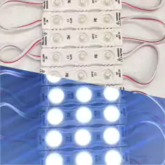 20 Módulo LED 220V com Lente Branco Puro 10000k na internet