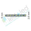 Neon LED Segunda Geração 5 metros Azul Gelo 6mm c/ Fita LED IP20 - LED + LED - Comunicação Visual - Ferramentas - Soluções