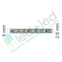 Neon LED Segunda Geração 5 metros Azul Gelo 6mm c/ Fita LED IP20 - LED + LED - Comunicação Visual - Ferramentas - Soluções