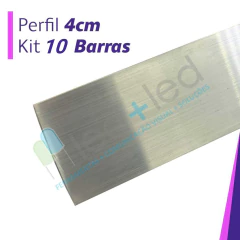 Perfil 4cm Natural 10 Barras com 2,95m cada - comprar online