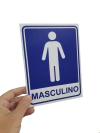 Placa 15x20cm para Sanitário na internet