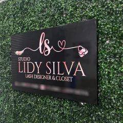 Placa 80x50cm em ACM Adesivado - LED + LED - Comunicação Visual - Ferramentas - Soluções