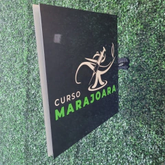 Placa 60x60cm Dupla Face em ACM Adesivado