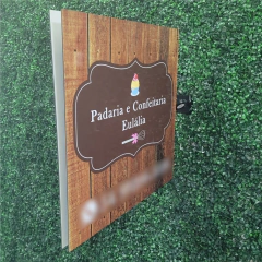 Placa 60x60cm Dupla Face em ACM Adesivado