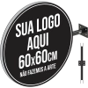 Placa 60x60cm Dupla Face em ACM Adesivado - comprar online