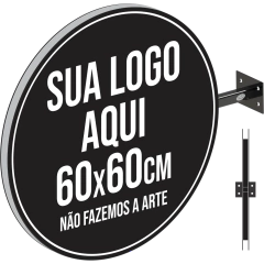 Placa 60x60cm Dupla Face em ACM Adesivado - comprar online