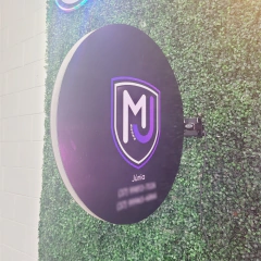 Placa 60x60cm Dupla Face em ACM Adesivado - LED + LED - Comunicação Visual - Ferramentas - Soluções