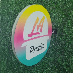 Placa 60x60cm Dupla Face em ACM Adesivado - comprar online