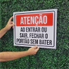 Imagem do 5 Placa Sinalização 50x40cm em PVC 3mm
