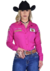 3067-13 - Camisete Feminina Radade ML Bordada Bord Brands Pink