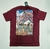 3685-76 - Camisa Masculina Texas Brand Silk Costas Bordo/Mangalarga Machador/5 Cavalos