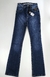 2490-4 - 509 - Calça Fem Alabama cós alto Daisy Bordado bolsos traseiros