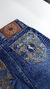 2490-4 - 509 - Calça Fem Alabama cós alto Daisy Bordado bolsos traseiros - comprar online
