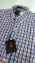 0492-8- Camisa M/L AUSTIN WESTERN Xadrez Azul/Vermelho/Branco