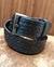 0014-34 -Cinto Social Couro Trabalhado/Fivela Removivél/Preto - comprar online