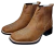 3745-15 - 1043 Bota Texana Cano Curto BQ Masc. Crazy Horse Havana
