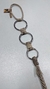 1880-2 - Taca Couro Cru Artesanal 3 Argolas em Metal 1 Tento na internet