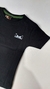 0028-71 - Camisa Infantil Unissex Silk nas Costas Preta Muladeiros - comprar online