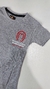 0028-74 - Camisa Infantil Unissex Silk nas Costas Cinza Mescla Escuro Mula - comprar online