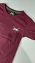 0028-81 - Camisa Infantil Unissex Silk nas Costas Vinho Mula - comprar online