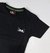0028-85 - Camisa Infantil Unissex Silk nas Costas Preta Mula - comprar online