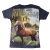 0028-88 - Camisa Infantil Unissex Silk nas Costas Cinza Mescla Média MM