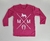3520-17 - Camisa Solar Infantil Rosa Escudo MM Branco