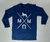 3520-23 - Camisa Solar Infantil Azul Marinho Escudo MM Branco