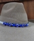 2209-135 - Bandinha Strass Fundo Preto/ Pedra Azul