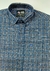 3230-227 - Xadrez Manga Curta Masc Slim Laço Forte MARINHO/BRANCO/SALMÃO - comprar online