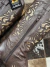 0615-13 - 31531 Bota Fem Tropeiro BQ Bali Café / Gliter Ouro - loja online