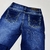 1916-21 - 241737 Calça Feminina Minuty Cós Médio/ Alto BootCut Costura Azul - loja online