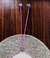 1607-10 - Suporte Para Chapéu Artesanal Cordinha/Rosa/Verde - comprar online