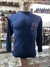 3039-16 - Camisa Solar UV Unissex MM Azul Marinho Símbolo MM