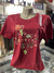 3486-102- T-Shirts Fem Texas Farm Vermelho Bordô/Cacto/Chapéu/Violão - comprar online