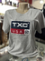 3658-8 - 50256 Camiseta Feminina TXC Custom Cinza Mescla logo bordada azul/vermelho/branco - comprar online