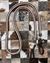2045-75- Rédea Lã 1 Argola inox 19, Marron com Bege - comprar online