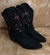 2755-1 - 1173 Bota Texana Marcial fem. Preto/Caramelo BF - loja online