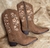 2755-6 - 1169 Bota Texana Marcial fem. Marron/Floral BF - comprar online