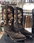 Imagem do 2755-7 - 1169 Bota Texana Marcial fem. Café/Floral BF