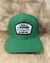 2691-32 - Boné Johnny Western VERDE/ESCRITA EMBORRADA PRETA/BEGE - comprar online