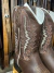 1824-21 - 2182 Bota Texana Masc.Calvas BQ Fossil Tabaco Strong - Armazém Country
