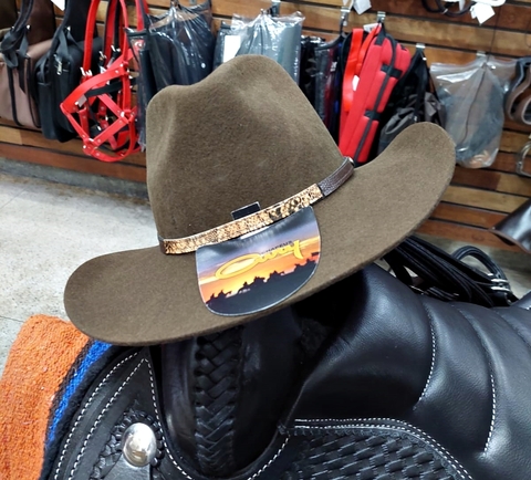1266-3 - 194 - CHAPEU CURY AUSTRALIANO CAFÉ NOVO
