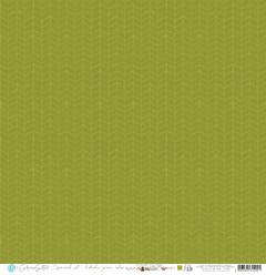 Folha para Scrapbook - Básico cor HOHOHO Green -Carina Sartor - BASE19 - comprar online
