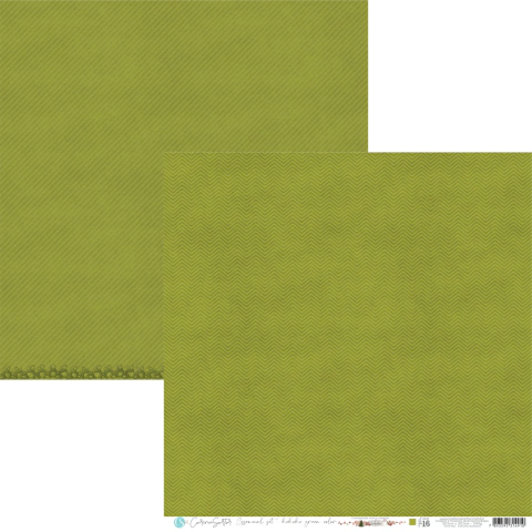 Folha para Scrapbook - Básico cor HOHOHO Green -Carina Sartor - BASE16