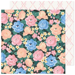 Folha para Scrapbook - Coleção Parasol - Oui Oui - Maggie Holmes - American Crafts - 34013870