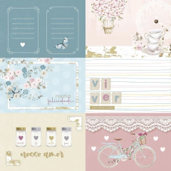 Folha para Scrapbook - Coleção Doce Maria - Cartões 10x15 - Decore Crafts - 0205